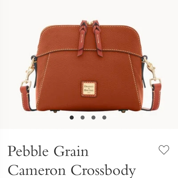 Dooney & Bourke Handbags - DOONEY & BOURKE PEBBLE GRAIN CAMERON CROSSBODY BAG WITH DUST COVER: CARAMEL NWT